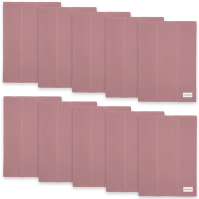 Cotton Burp Cloths by Comfy Cubs - Mauve