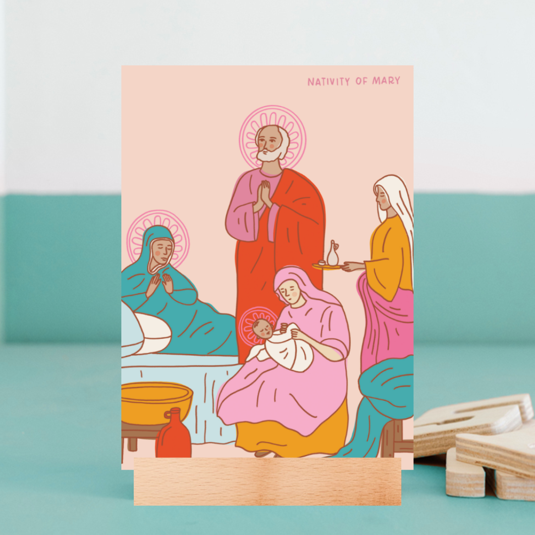 Nativity of Mary, Michaelmas & Monthly Devotions Flip Calendar Crate