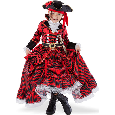 Red Pirate Princess Deluxe Costume