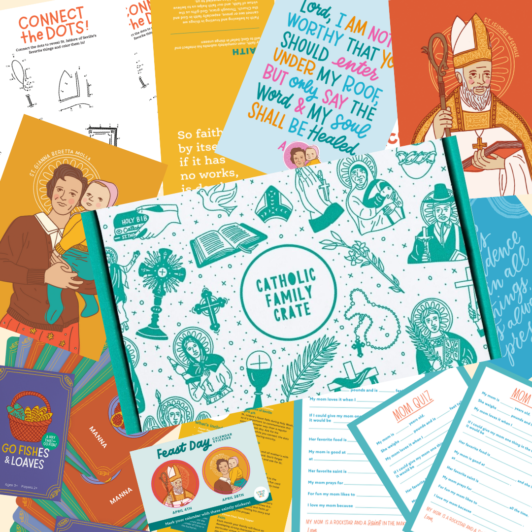 St. Isidore of Seville, St. Gianna Molla, Go Fishes & Loaves Game