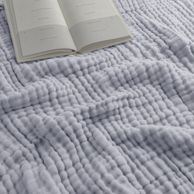 Adult Muslin Blanket by Comfy Cubs in Heather