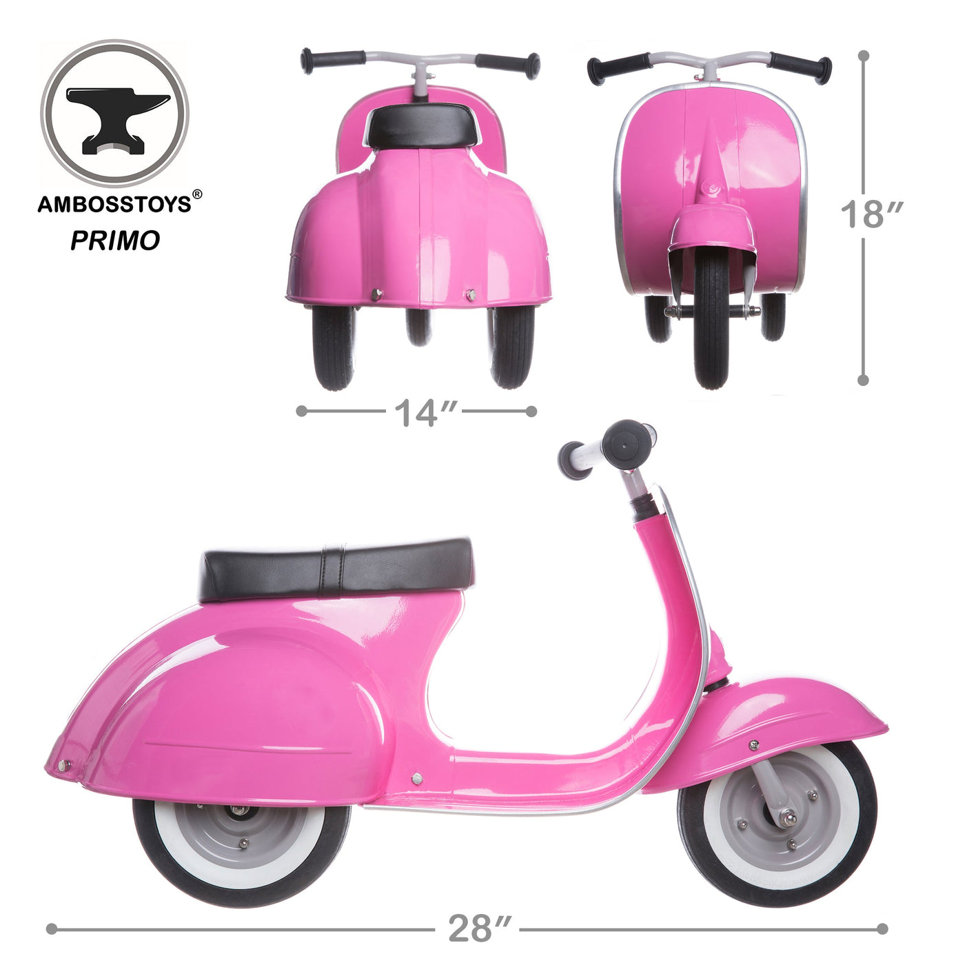 PRIMO Ride On Classic - Pink
