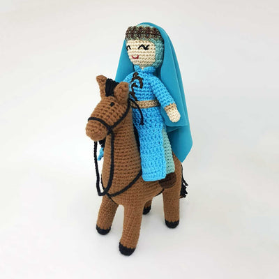 Ertugrul Dolls with Horse Set | Handmade Historical Toy