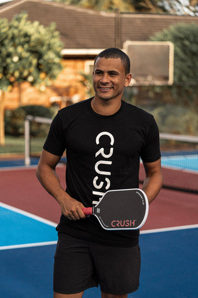 CRUSH Logo Black Short Sleeved T-Shirt (unisex)