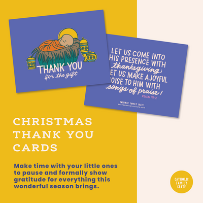 Baby Jesus Thank you Cards (set of 8)