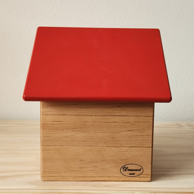 Drewart Toilet Gable Roof, Red Version
