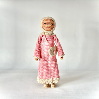 Hijab Doll with Abaya | Handmade Muslim Doll