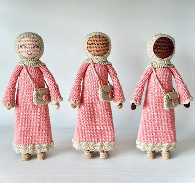Hijab Doll with Abaya | Handmade Muslim Doll