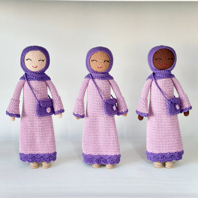 Hijab Doll with Abaya | Handmade Muslim Doll