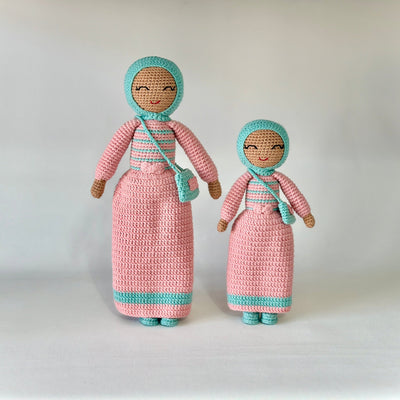Hijab Doll with Purse | Handmade Muslim Doll