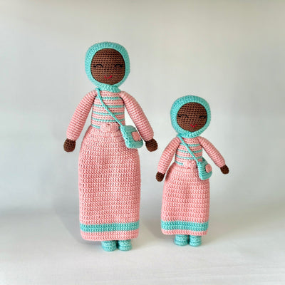Hijab Doll with Purse | Handmade Muslim Doll
