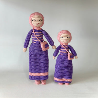 Hijab Doll with Purse | Handmade Muslim Doll
