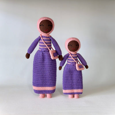 Hijab Doll with Purse | Handmade Muslim Doll