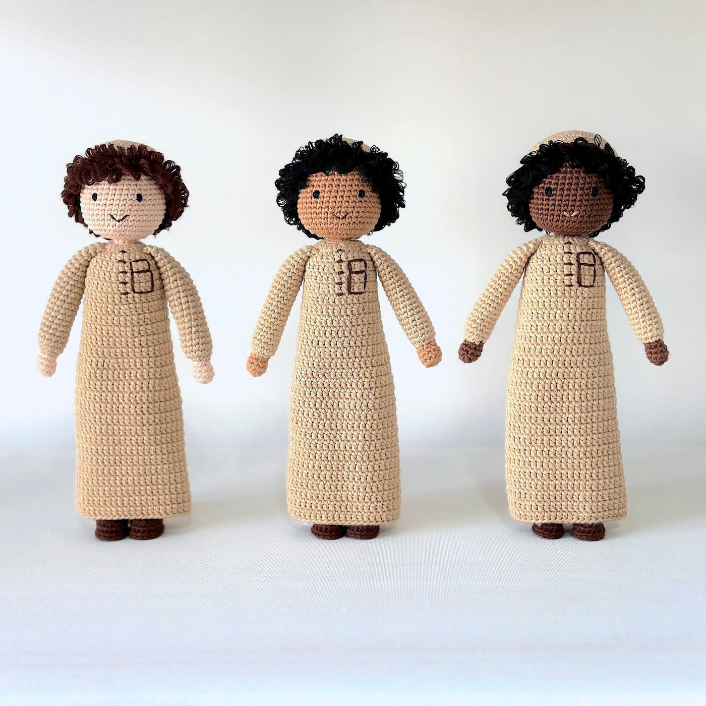 Boy Doll with Thobe and Kufi | Handmade Muslim Doll