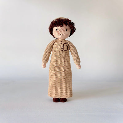 Boy Doll with Thobe and Kufi | Handmade Muslim Doll