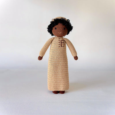 Boy Doll with Thobe and Kufi | Handmade Muslim Doll