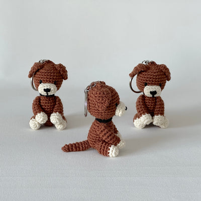 Keychain - Dog | Handmade Amigurumi Gift