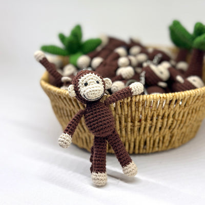Keychain - Monkey | Handmade Amigurumi Gift