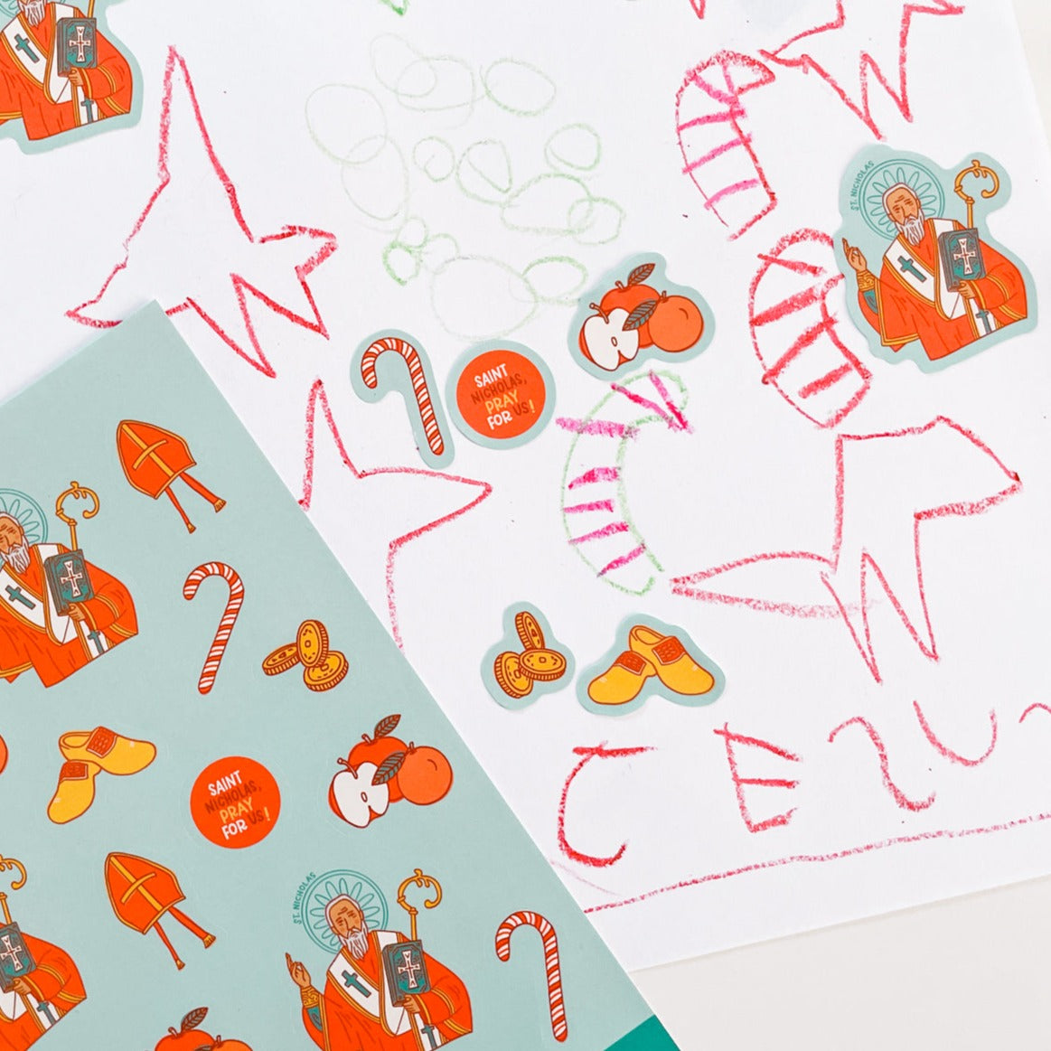 St. Nicholas Sticker Sheet 5-Pack