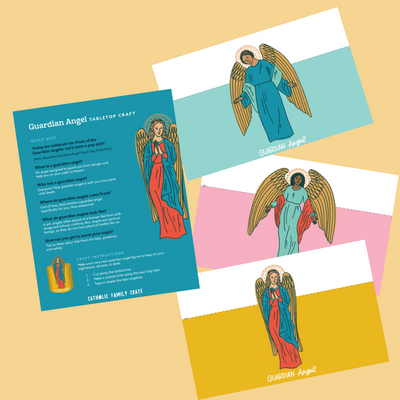 St. Thérèse of Lisieux, Guardian Angels & Guess the Saint Game Crate