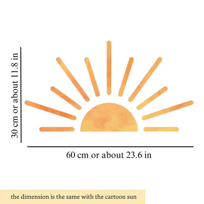Vibrant Sun Wall Sticker