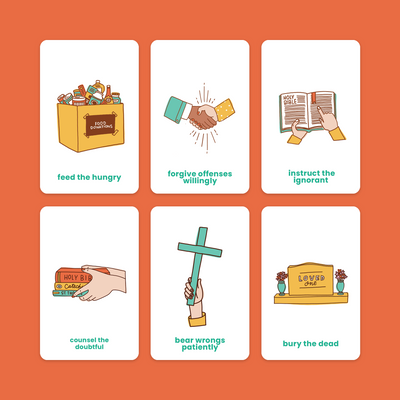 Dodge the Devil: Works of Mercy  (A holy twist on Old Maid!)