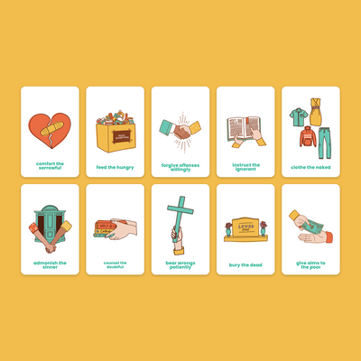Dodge the Devil: Works of Mercy  (A holy twist on Old Maid!)