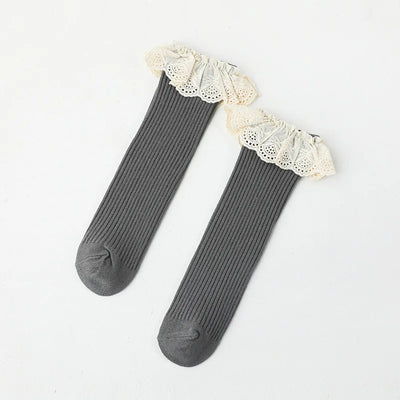 Knee High Lace Socks