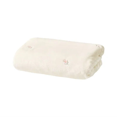 Snuggle Warm Baby Blanket with Embroidery Detail