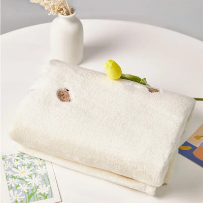Snuggle Warm Baby Blanket with Embroidery Detail