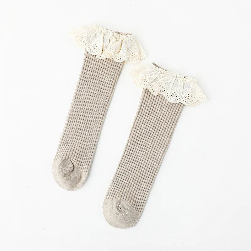 Knee High Lace Socks