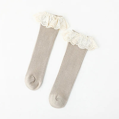 Knee High Lace Socks