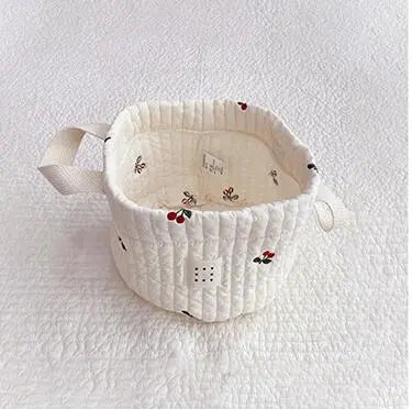 Cute Bear Embroidery Storage Basket