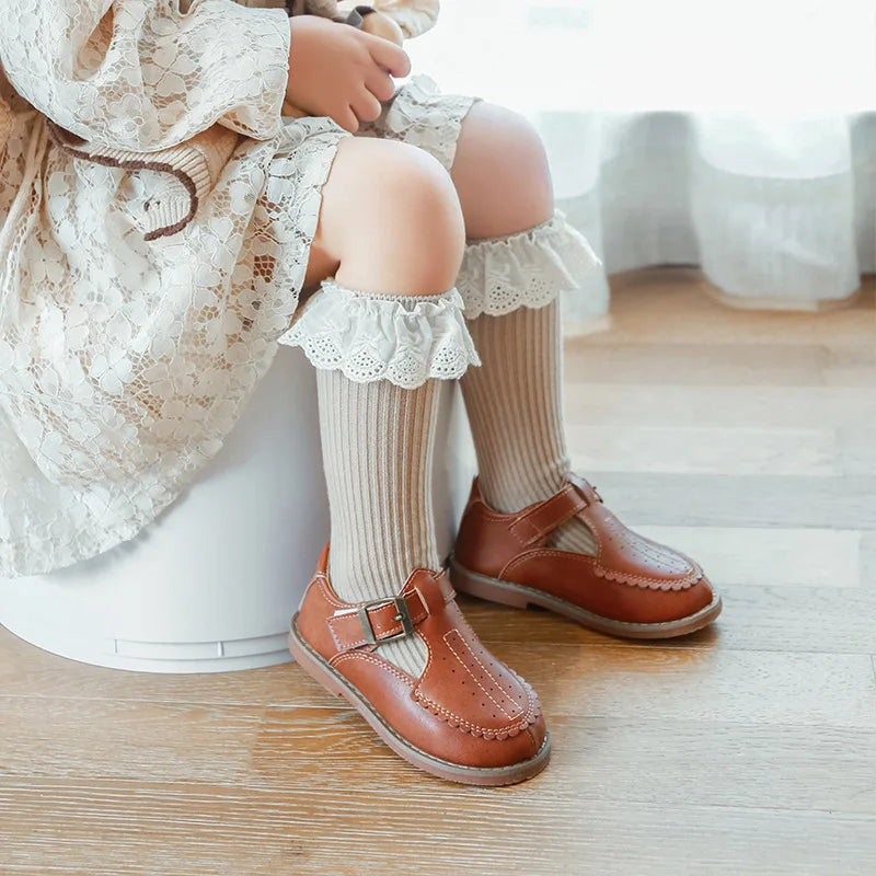 Knee High Lace Socks