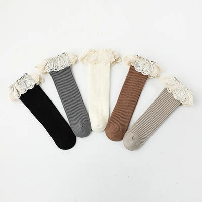 Knee High Lace Socks