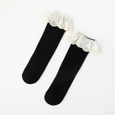Knee High Lace Socks
