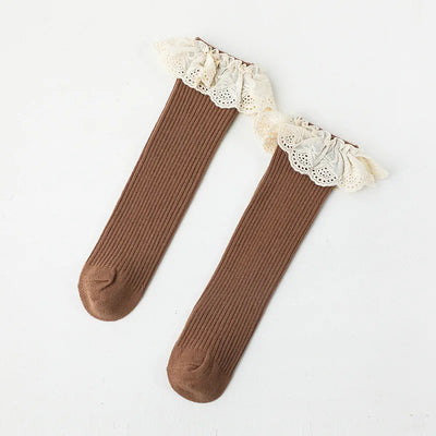 Knee High Lace Socks