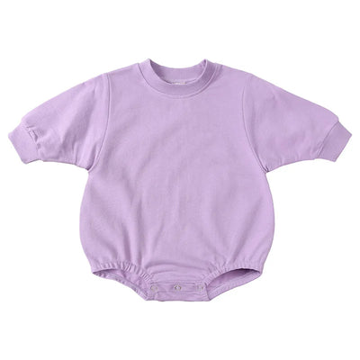 PERSONALIZED Embroidered Sweatshirt Romper