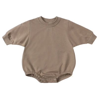 PERSONALIZED Embroidered Sweatshirt Romper