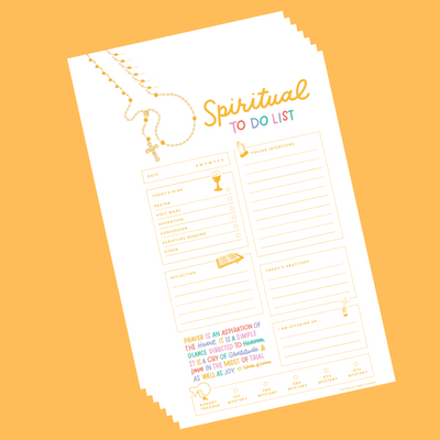 St. Katharine Drexel, St. Patrick & Spiritual Checklist