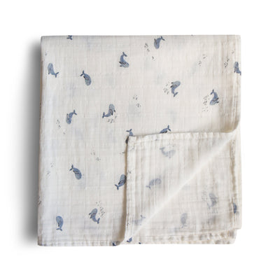 Organic Cotton Muslin Swaddle Blanket