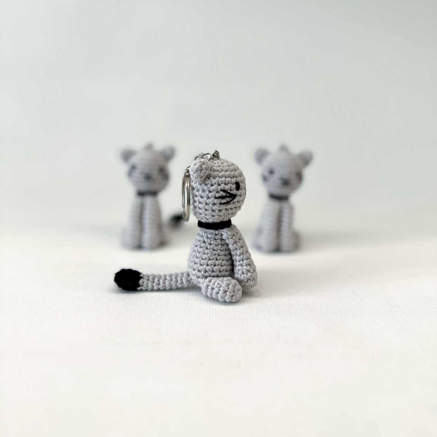 Keychain - Cat | Handmade Amigurumi Gift