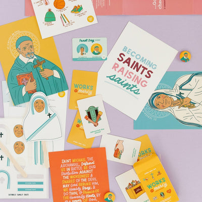 St. Teresa of Calcutta, St. Vincent de Paul & Works of Mercy Crate