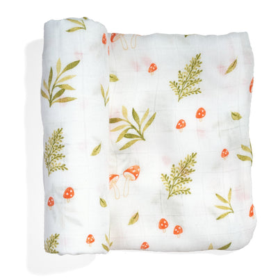 Crib Sheet & Swaddle Baby Gift Set - Enchanted Forest