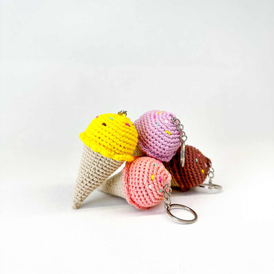 Keychain - Ice Cream | Handmade Amigurumi Gift