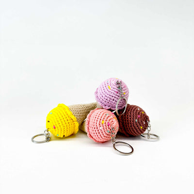 Keychain - Ice Cream | Handmade Amigurumi Gift