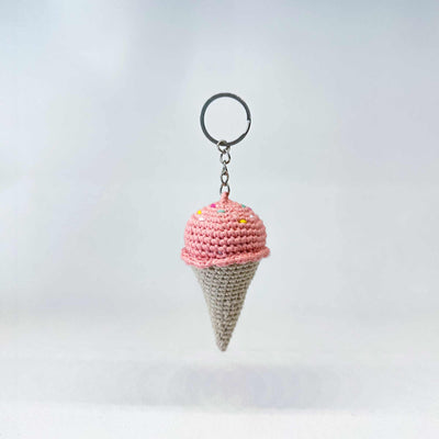 Keychain - Ice Cream | Handmade Amigurumi Gift