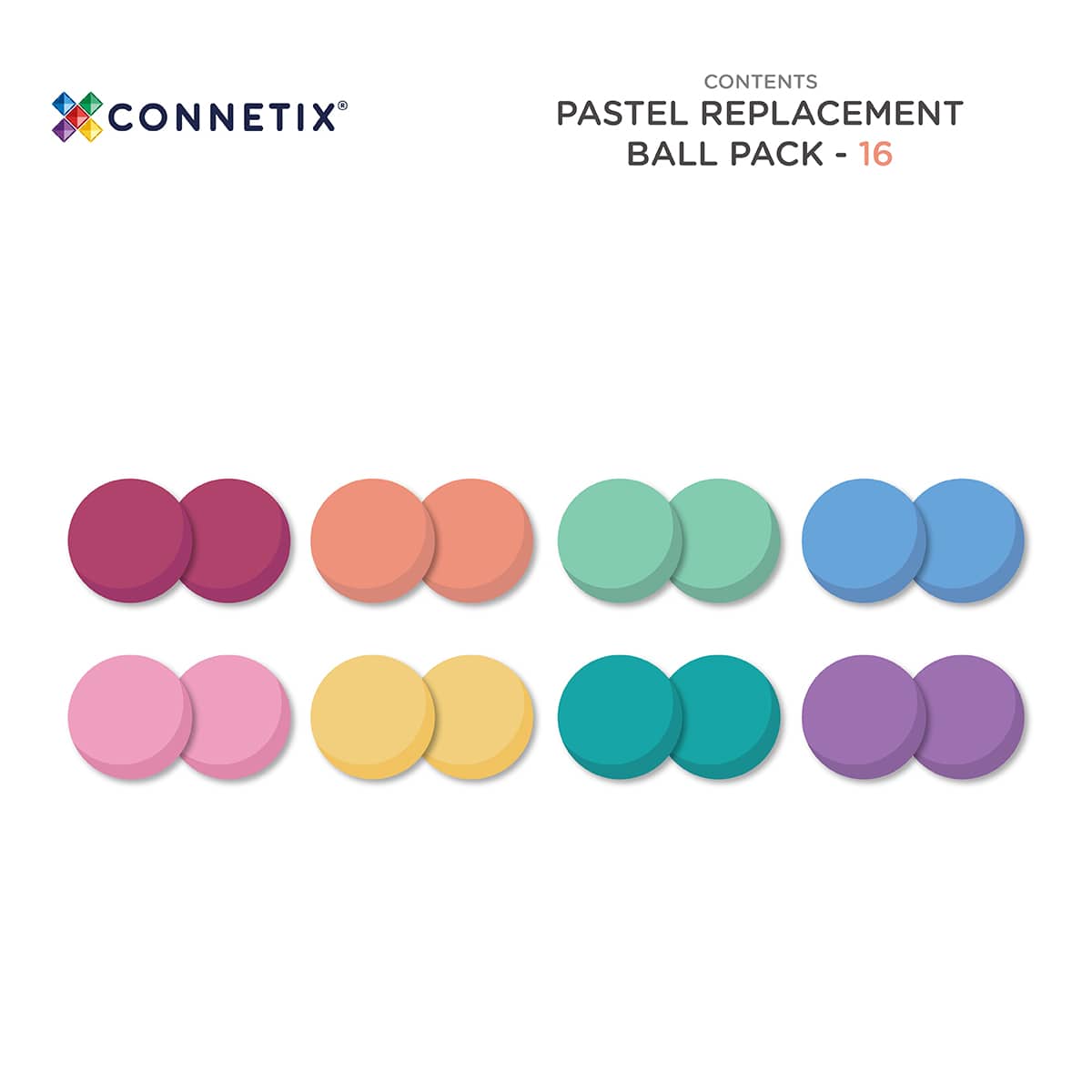 Pastel Ball Pack 16 pc