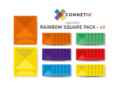 Rainbow Square Pack 42 pc