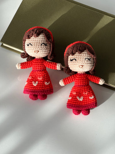 Mini Doll with Floral Dress